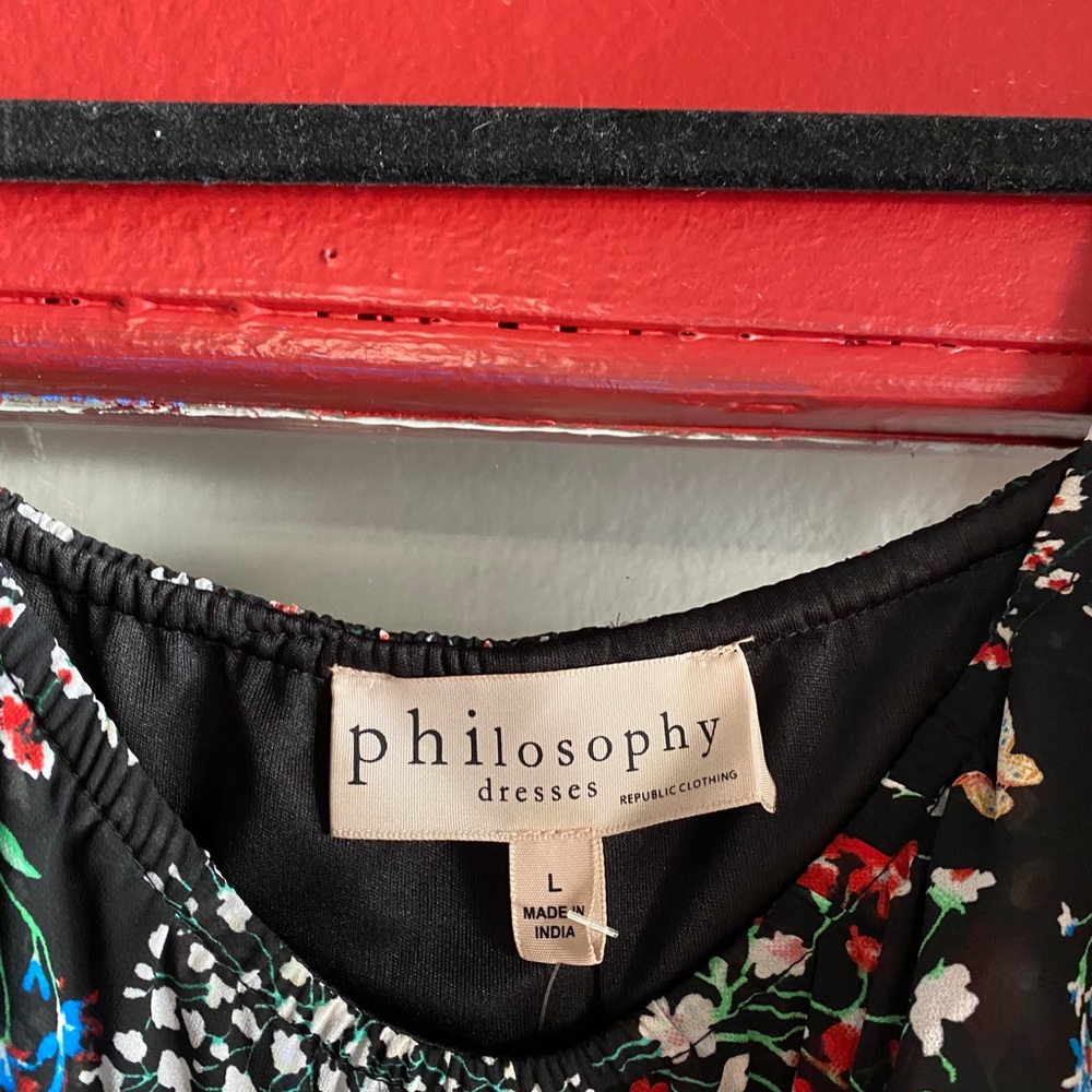 Off-shoulder Floral Philosophy Maxi Dress